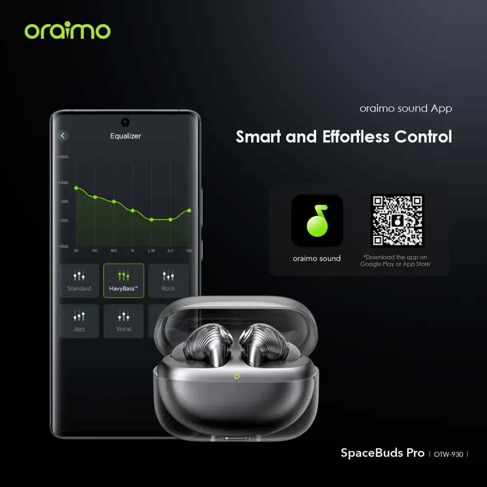 Oraimo OTW-930 SpaceBuds Pro ANC TWS Earbuds