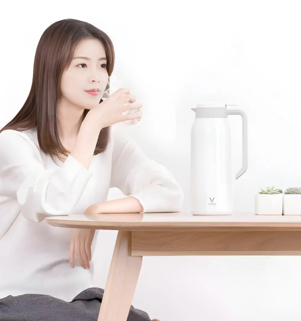 Xiaomi Viomi Yunmi Thermal Insulation Kettle Thermos 1.5L Black