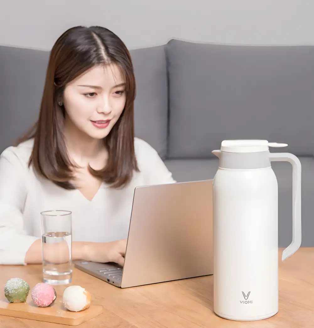 Xiaomi Viomi Yunmi Thermal Insulation Kettle Thermos 1.5L Black