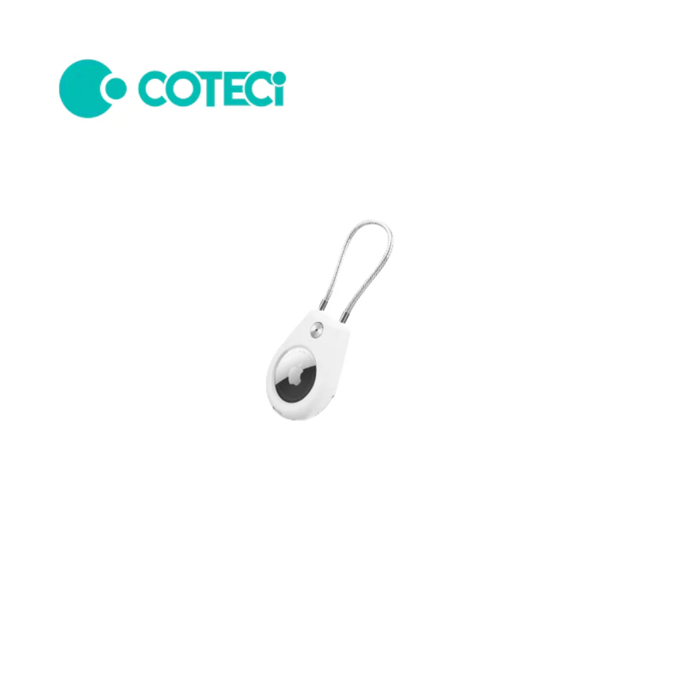 COTECi Steel Wire Rope Protective Shell for Airtag