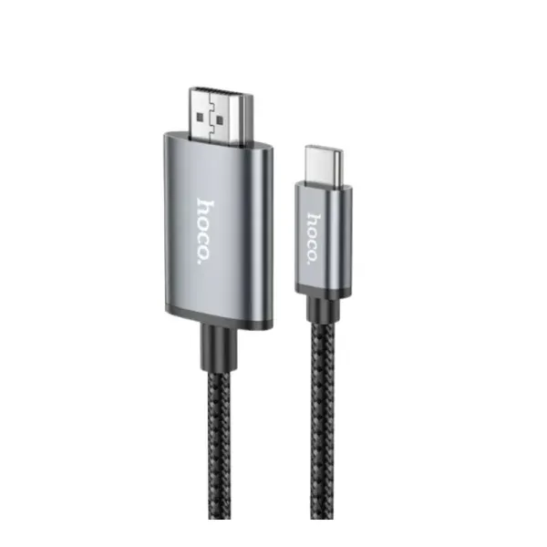 Hoco Ua27 Usb-c to Hdtv Hd on-screen Male to Male Cable Hoco Ua27 Usb-c to Hdtv Hd on-screen Male to Male Cable