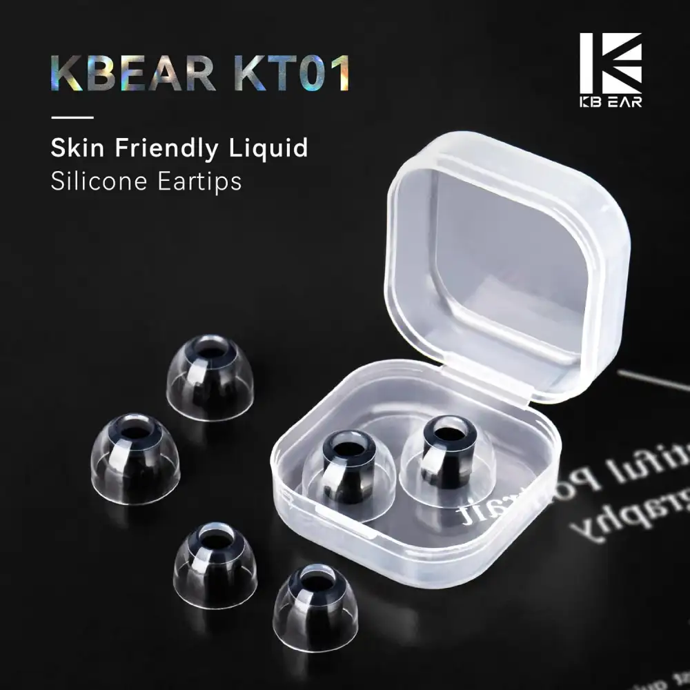 KBEAR KT01 Liquid Silicone Eartips Skin Friendly