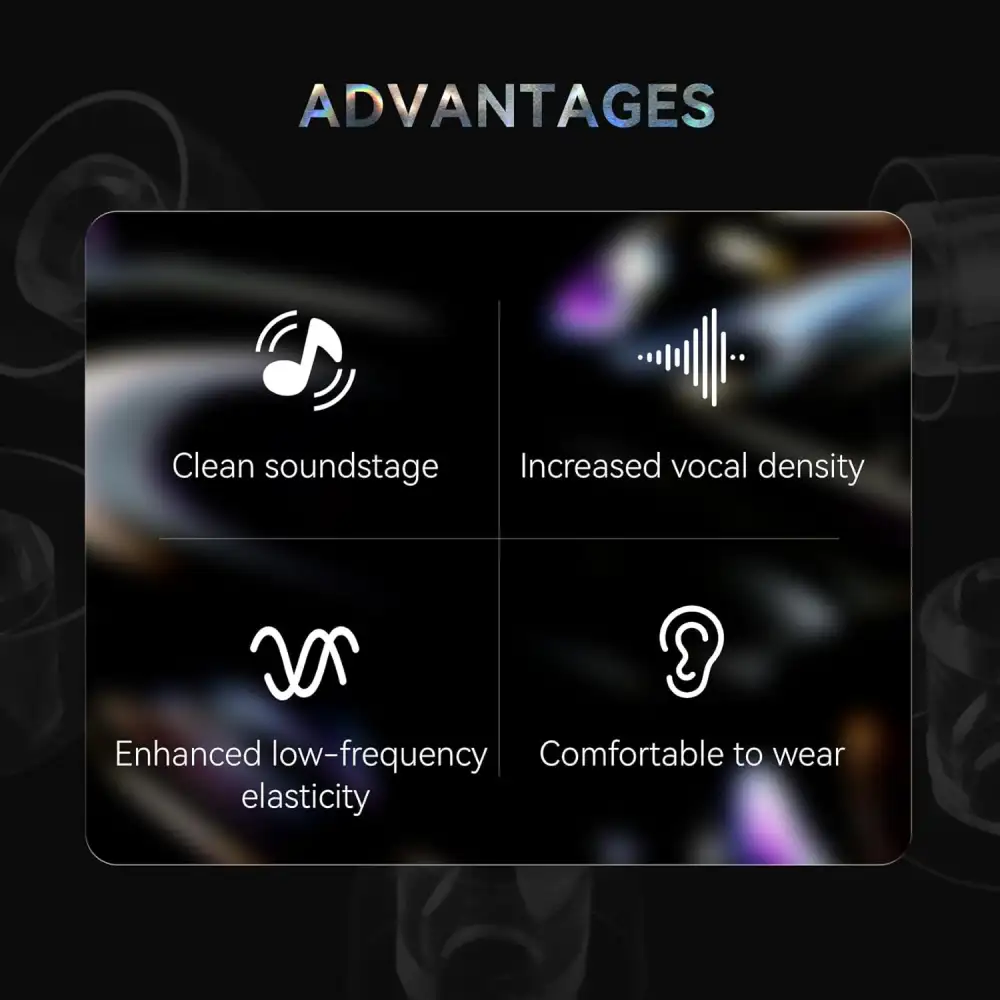 KBEAR KT01 Liquid Silicone Eartips Skin Friendly