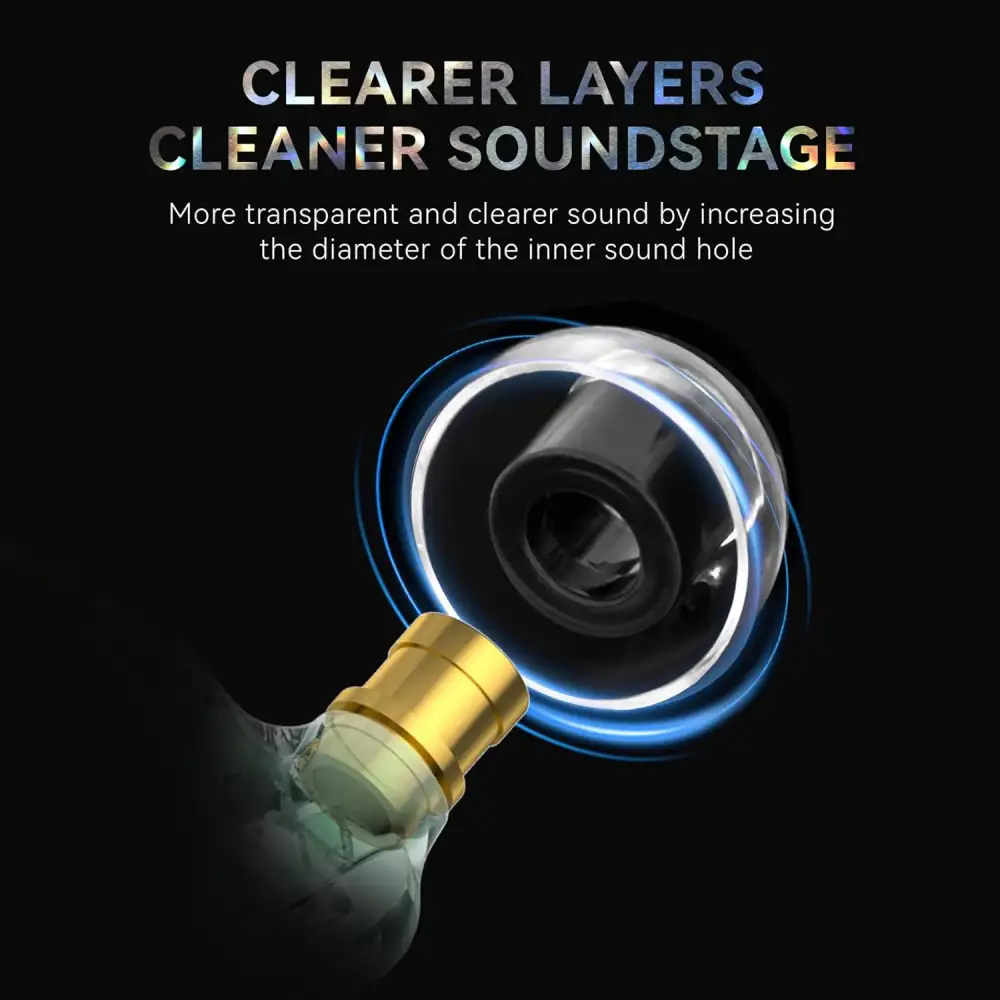 KBEAR KT01 Liquid Silicone Eartips Skin Friendly