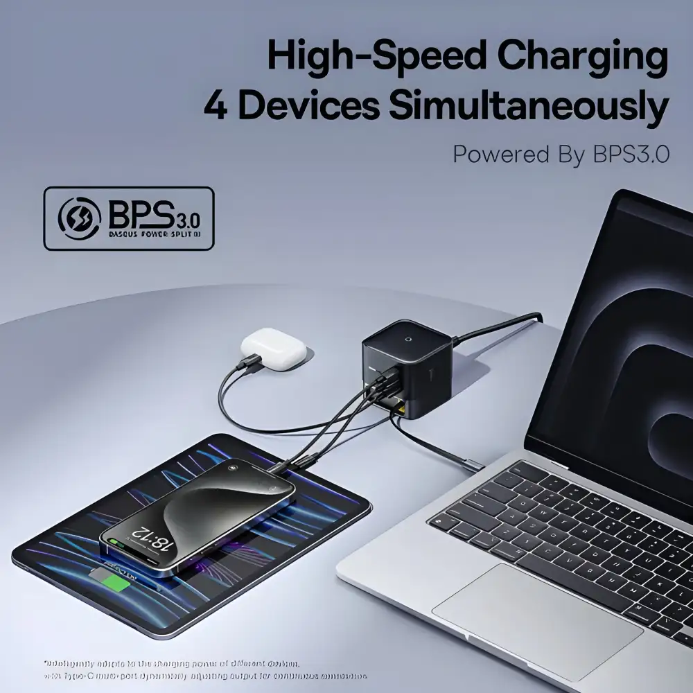 Baseus Nomos 100W GaN Desktop Charging Station Multi Port Fast