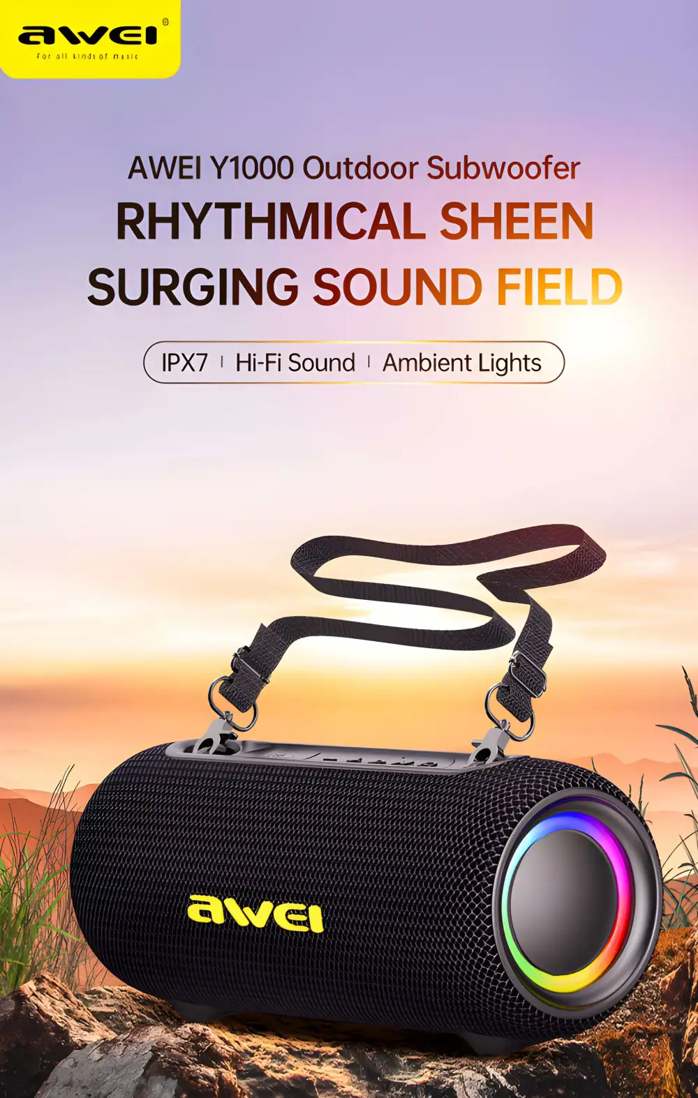 Awei Y1000 Stereo Sound Wireless Speaker