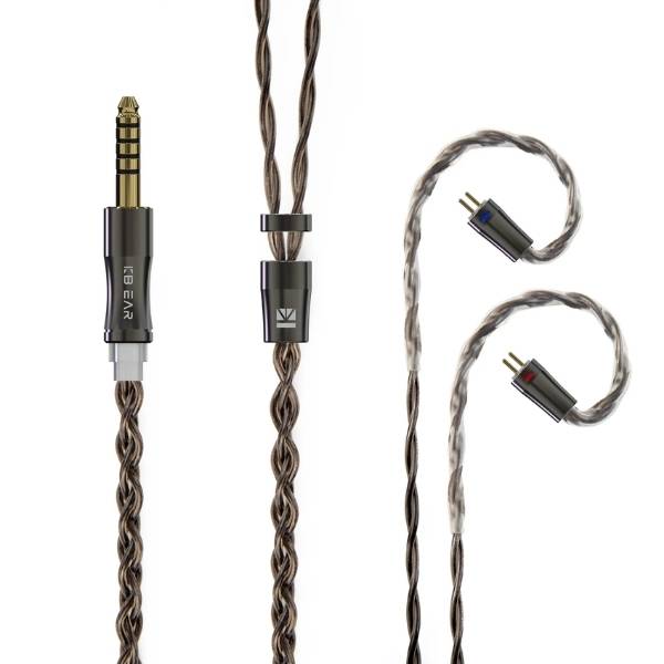 KBEAR Hazy 6N Graphene+Copper-Silver Alloy mixedly braided upgrade cable 4.4mm KBEAR Hazy 6N Graphene+Copper-Silver Alloy mixedly braided upgrade cable 4.4mm