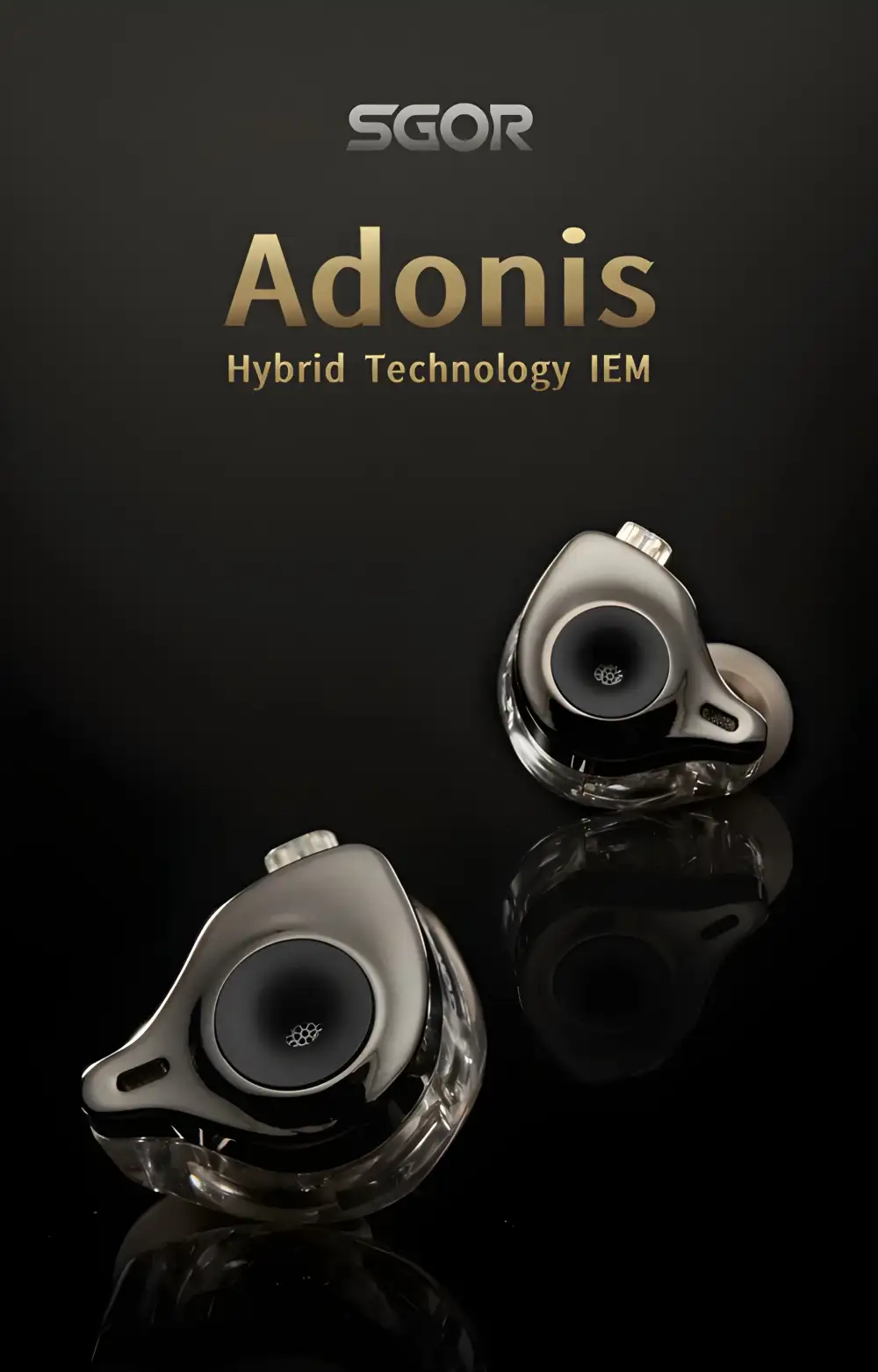 SGOR Adonis 1DD+1BA Hybrid Technology Earphones In-Ear Monitor