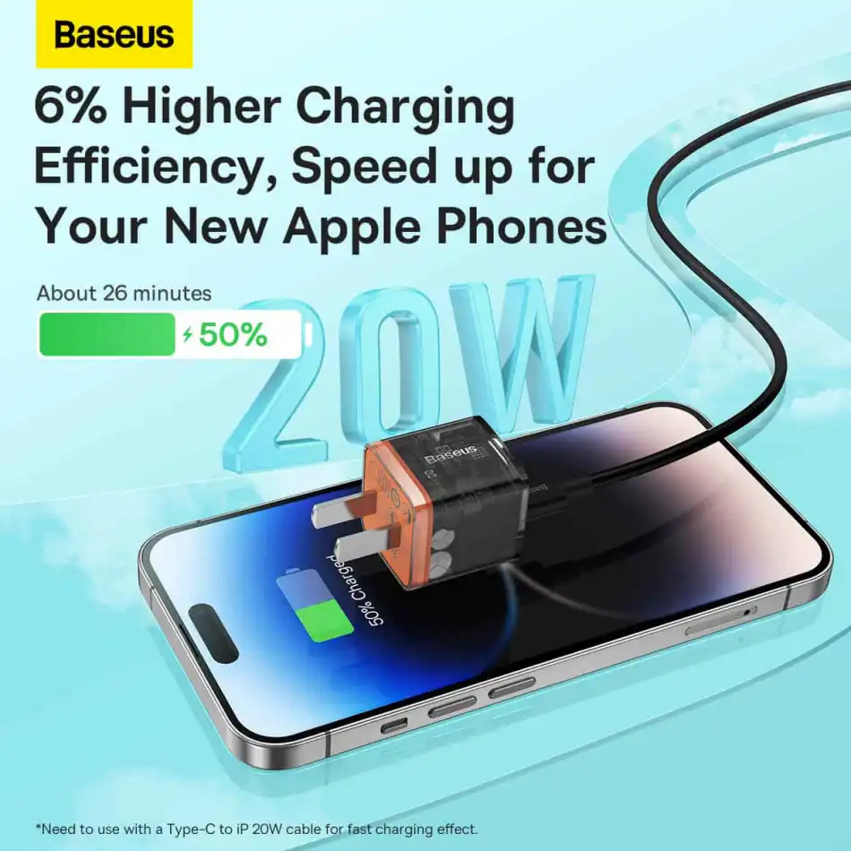 Baseus 20W GaN5 Fast Charger Mini 1C