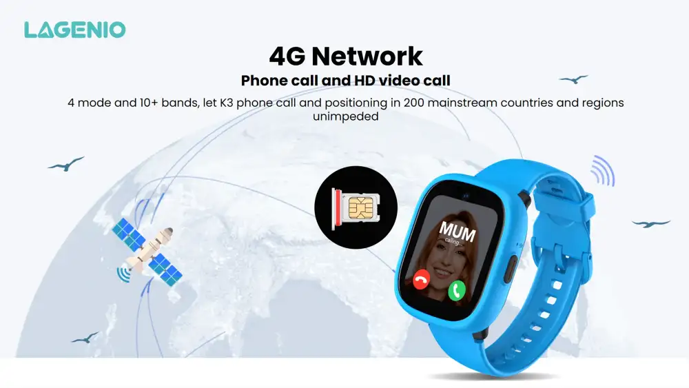 LAGENIO K3 4G Kids Smartwatch