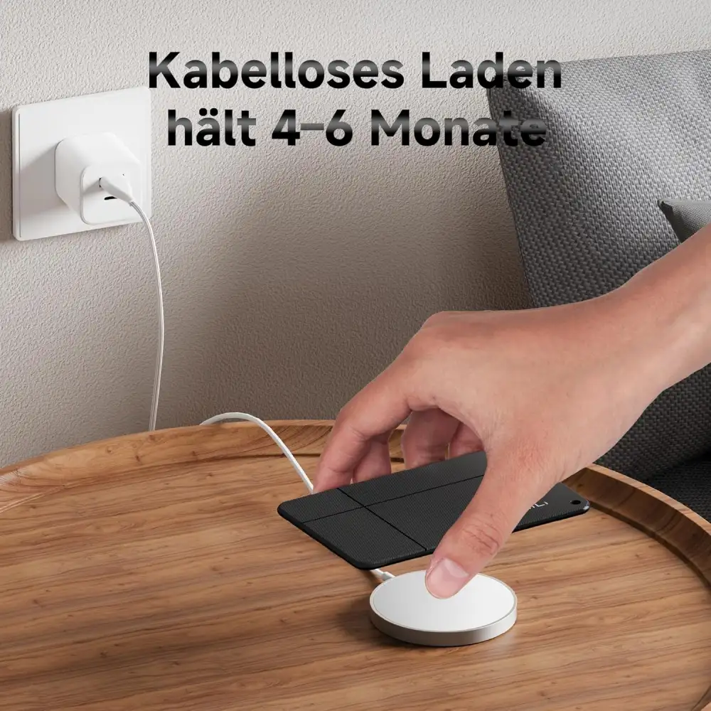 MiLi MiCard Duo Smart Wireless Rechargeable Card Bluetooth Item Finder (iOS or Android Compatible)