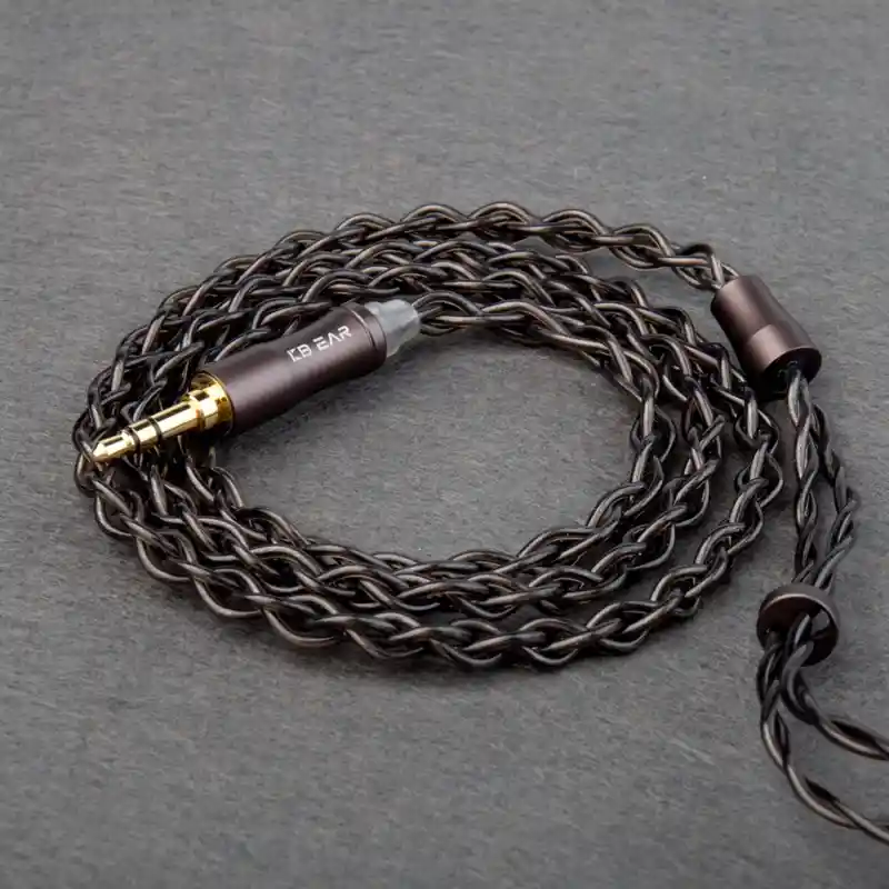 KBEAR Hazy 16 Core 6N Graphene Copper-Silver Alloy Upgrade Cable | 2Pin 0.78mm | 3.5mm Plug for IEMs