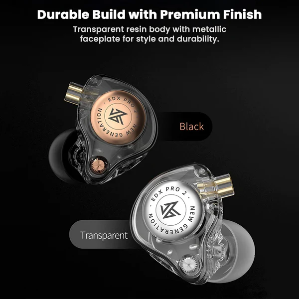 KZ - EDX Pro 2 Super Linear 10mm Dynamic Driver IEM