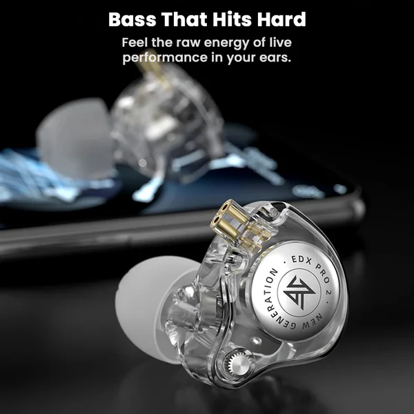 KZ - EDX Pro 2 Super Linear 10mm Dynamic Driver IEM