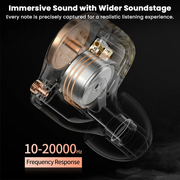 KZ - EDX Pro 2 Super Linear 10mm Dynamic Driver IEM