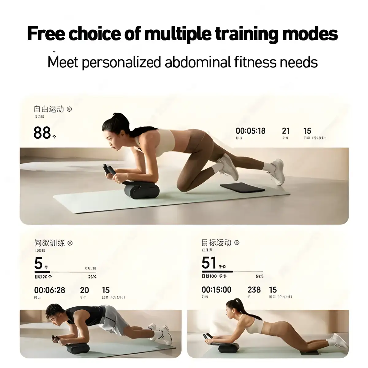 Xiaomi Mijia Smart Abdominal Wheel Exercise Equipment – MJJFL01YM