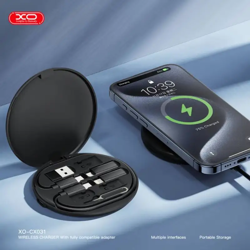 XO-CX031 Wireless Charger and Compatible Adapter