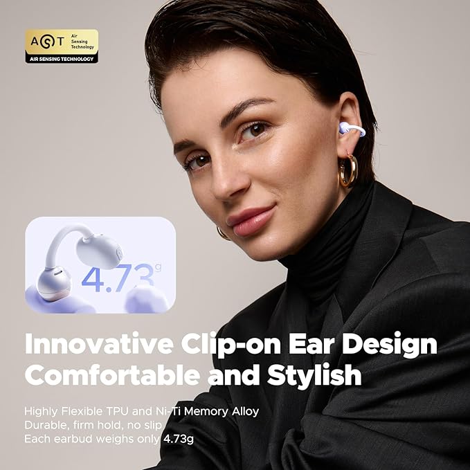 SoundPEATS POP Clip Wireless Open Ear Earbuds