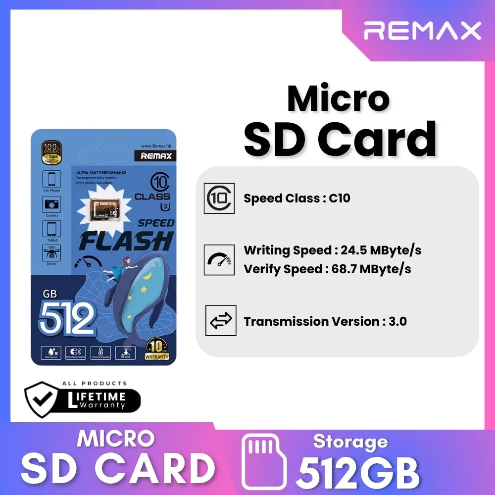 REMAX Micro SD 512gb