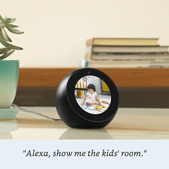 Echo Spot – Smart Alarm Clock with Alexa – Black