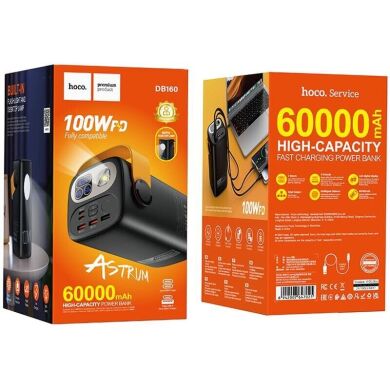 HOCO DB160 Astrum PD100W Fully Compatible Power Bank (60000mAh) – Black