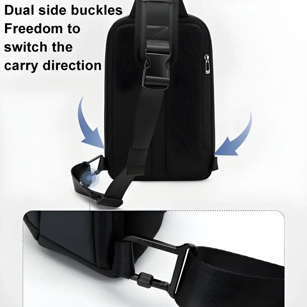 BANGE BG-8031 Men Chest Bag Business Duty Large Capacity Shoulder Crossbody Bag