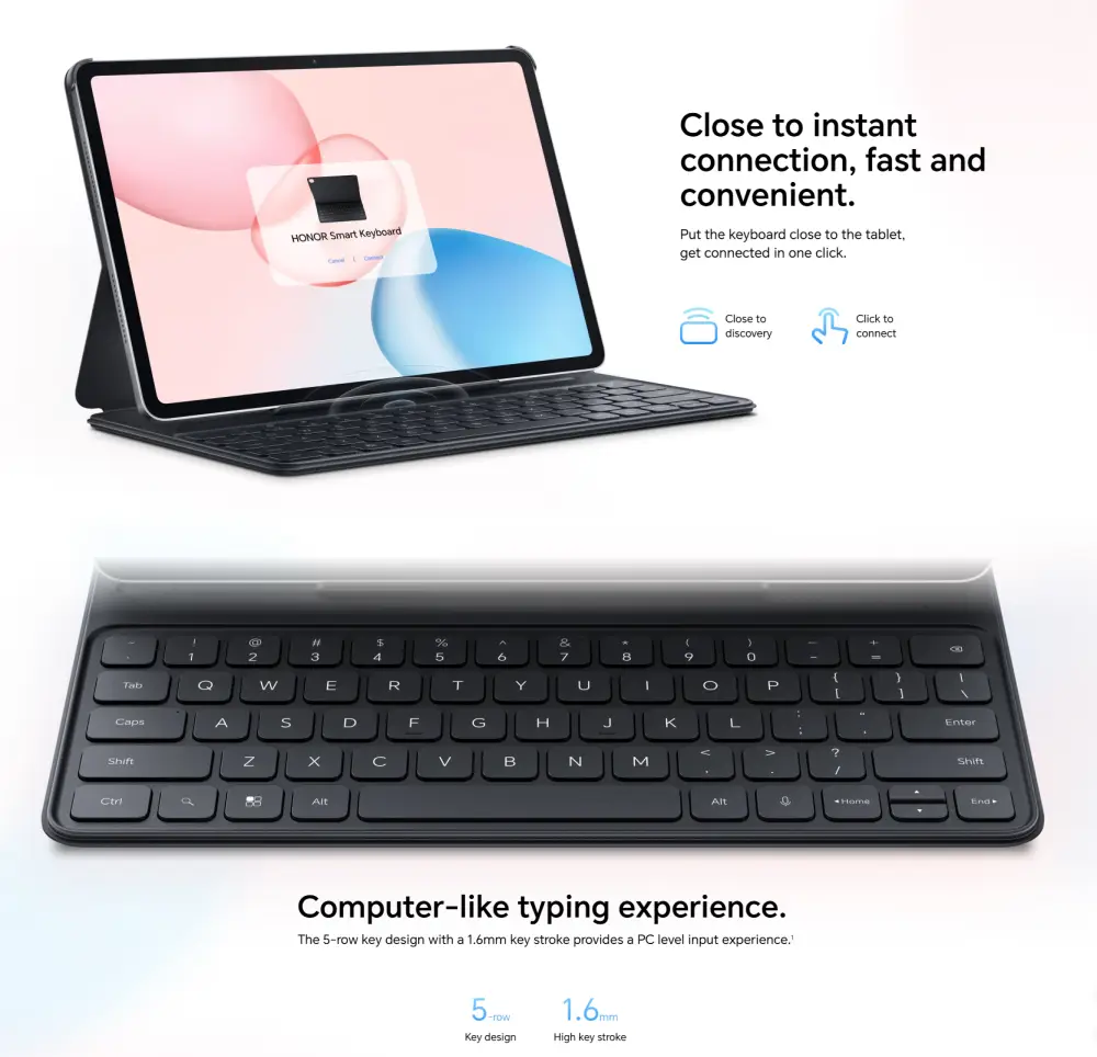 HONOR Pad 10 Smart Bluetooth Keyboard