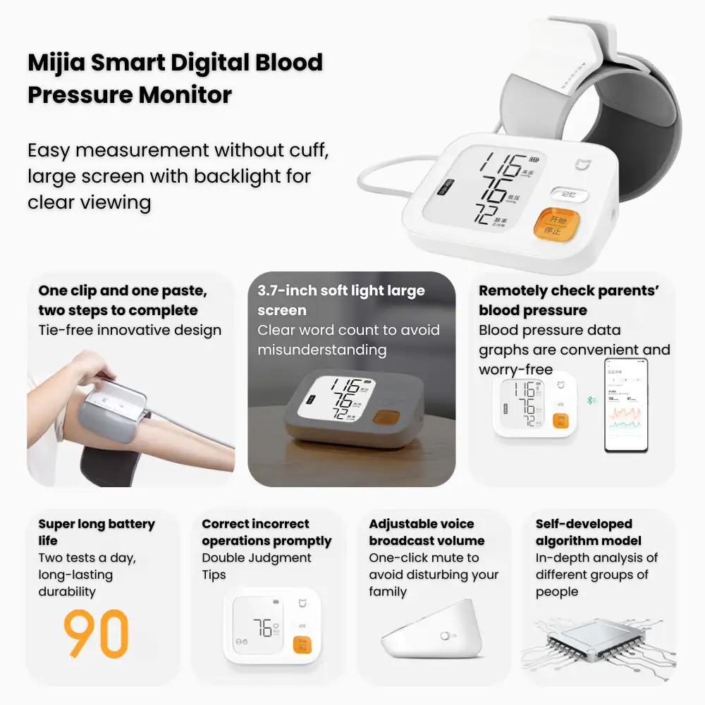 Xiaomi MIJIA Smart Electronic Blood Pressure Monitor