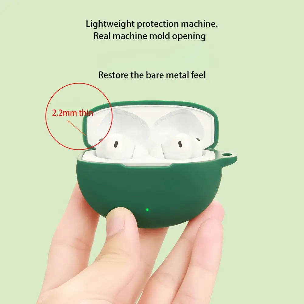 OnePlus Buds 4 Silicone Case Protective Cover with Anti-Lost Buckle