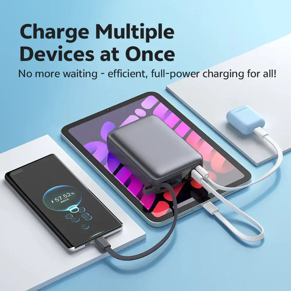 QCY PB20A 20000mah 45W PD Fast Charging Power Bank