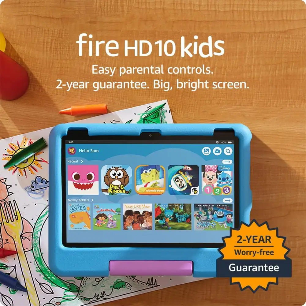 Amazon Fire HD 10 Kids 13th Gen (Ages 3-7)