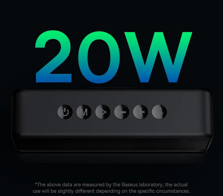 Baseus V1 Outdoor IPX6 Waterproof Portable Wireless Speaker