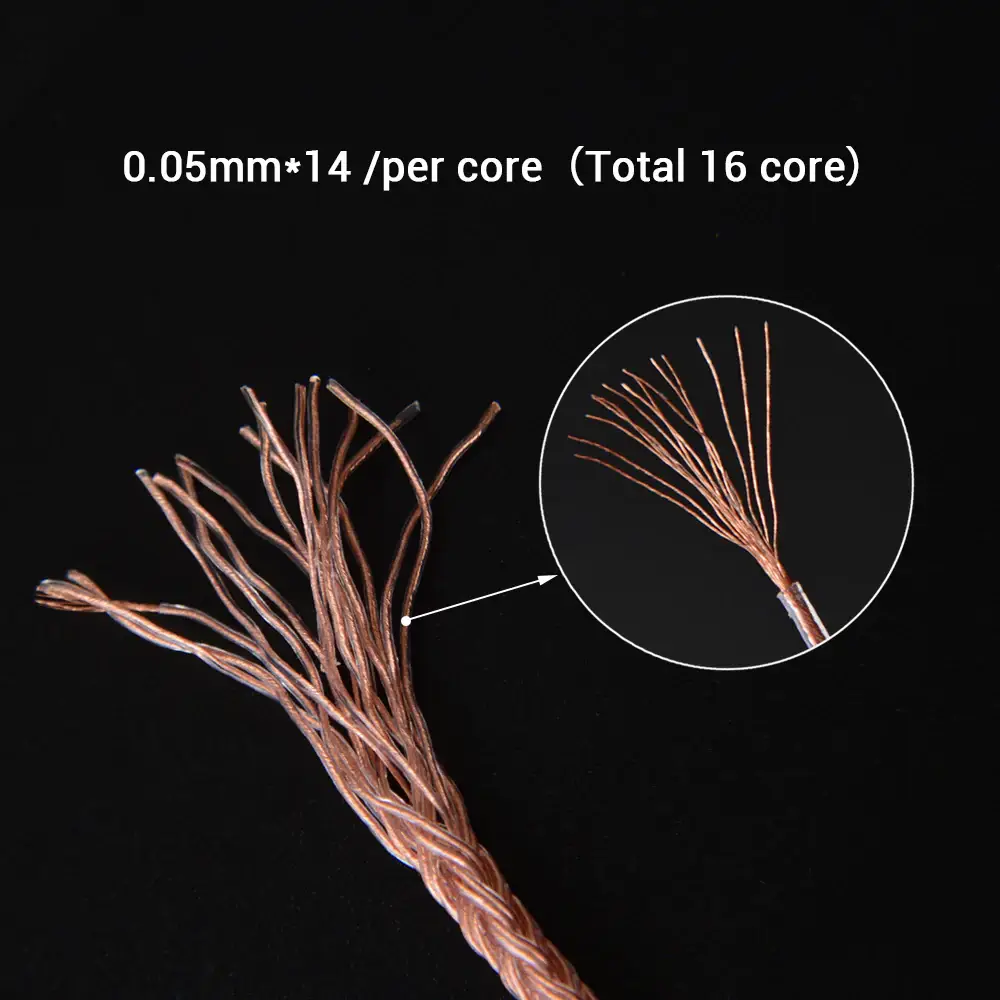 NICEHCK C16-3 16 Cores High Purity Copper Cable