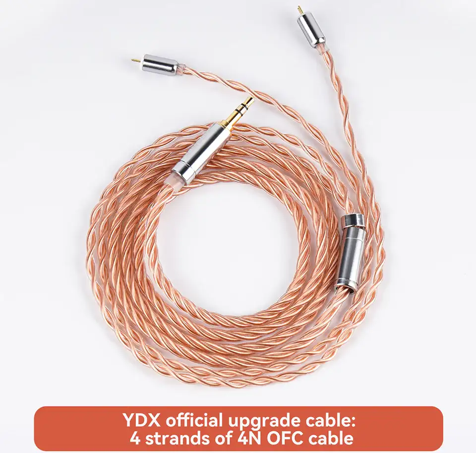 NiceHCK cHeart HiFi IEM Cable 3.5mm with 0.78 2Pin