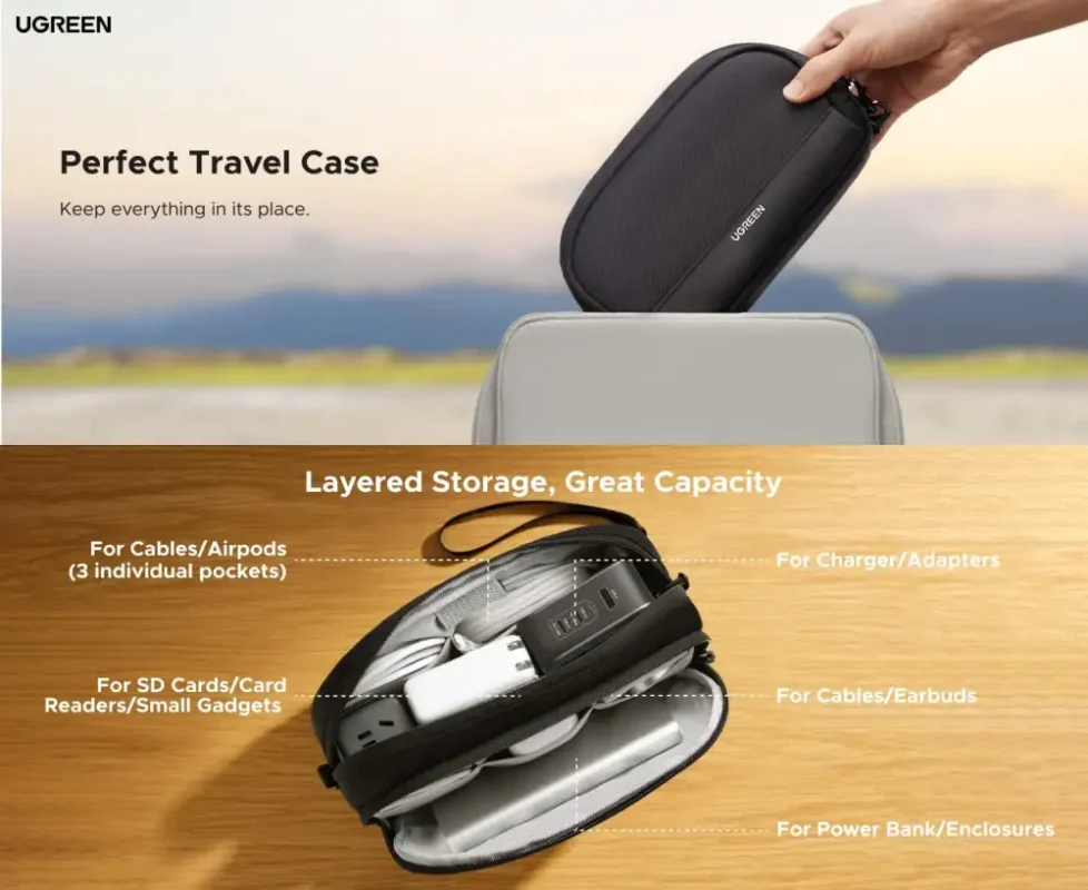 UGREEN 65556 Electronics Accessories Travel Organizer