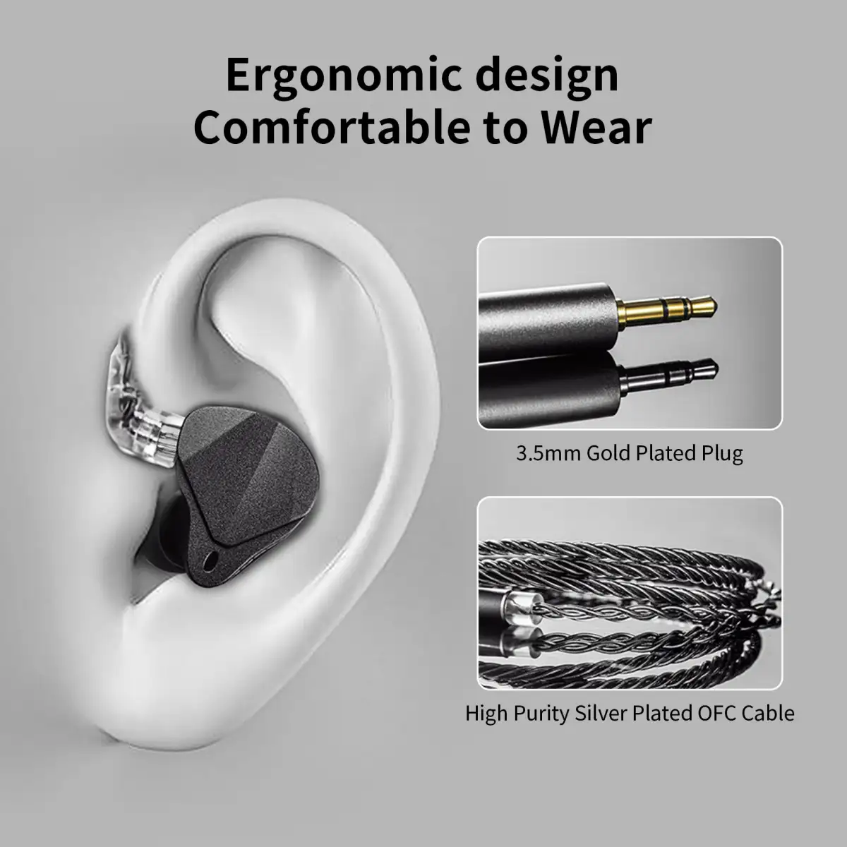 Agasound AGA ONE Balanced DCD Magnetic DD HIFI Earphones In ear Monitor Wired headphones