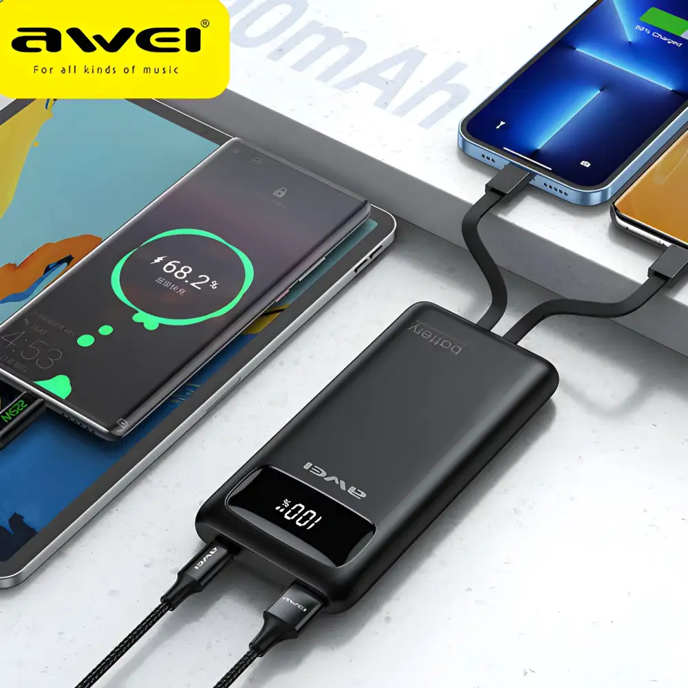 Awei P169K 20000mAh 22.5W Fast Charging Power Bank