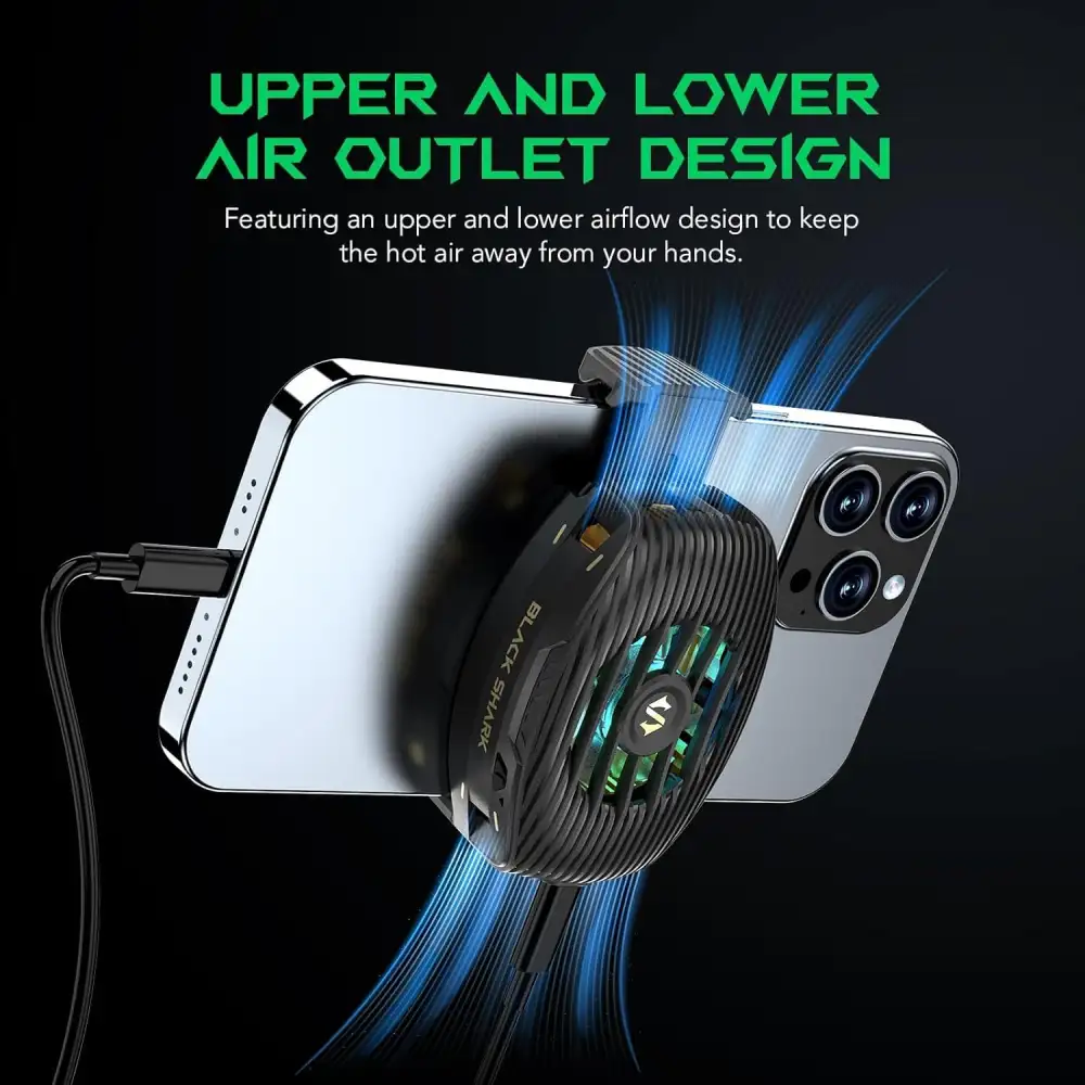 Black Shark Phone Cooler for Gaming FunCooler 4