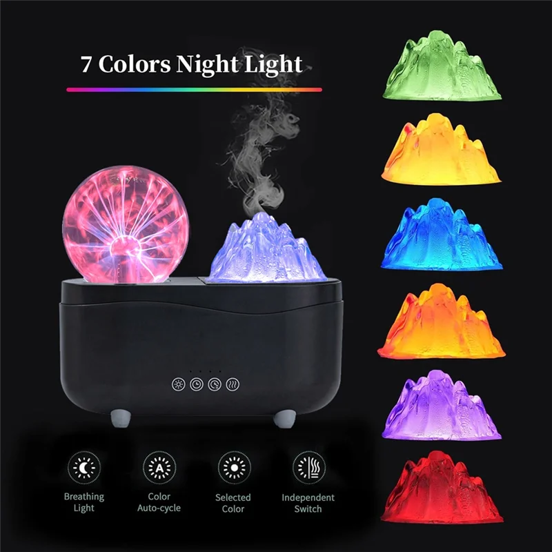 A67P-350Ml Essential Oil Diffuser With Wireless Speaker