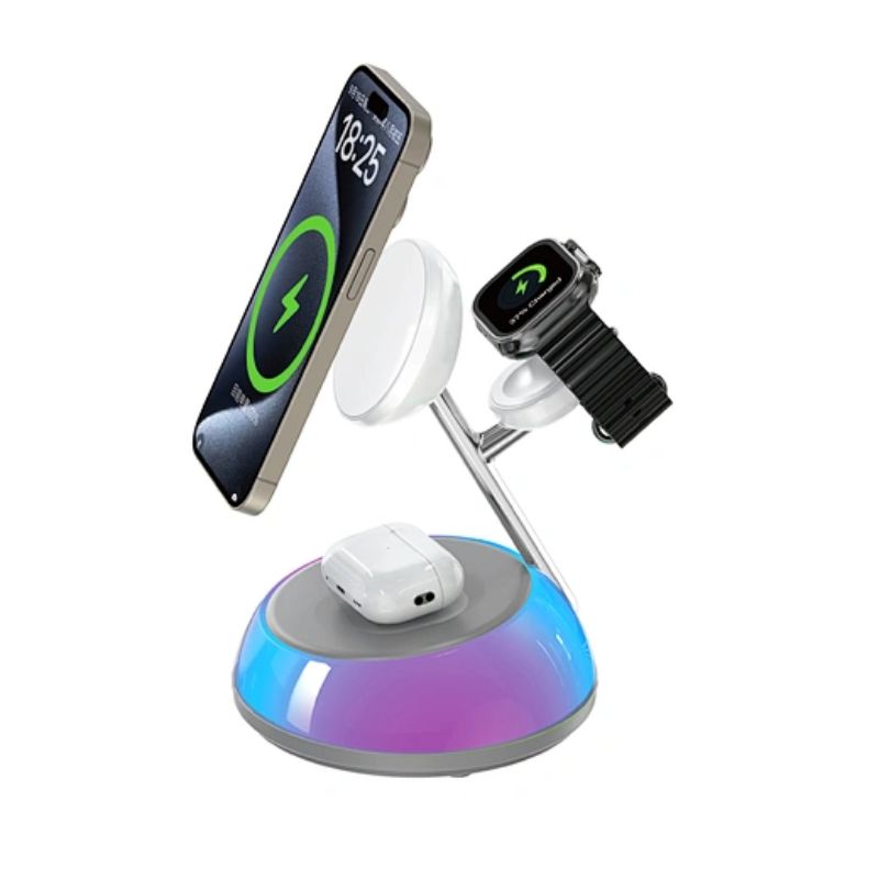 WiWU Aurora Qi2 3in1 15W Wireless Charger WiWU Aurora Qi2 3in1 15W Wireless Charger