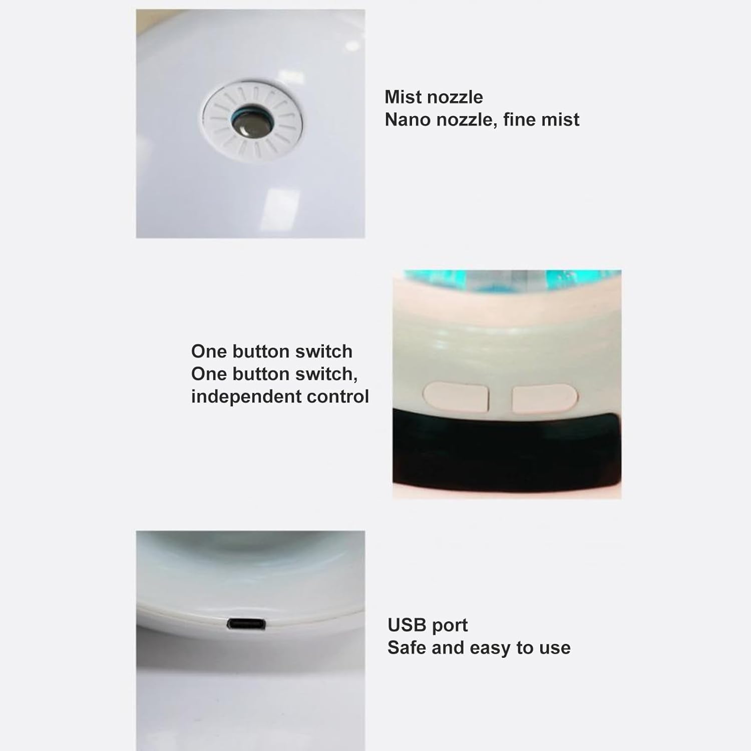 Transparent Ball Shape Humidifier For Bedroom