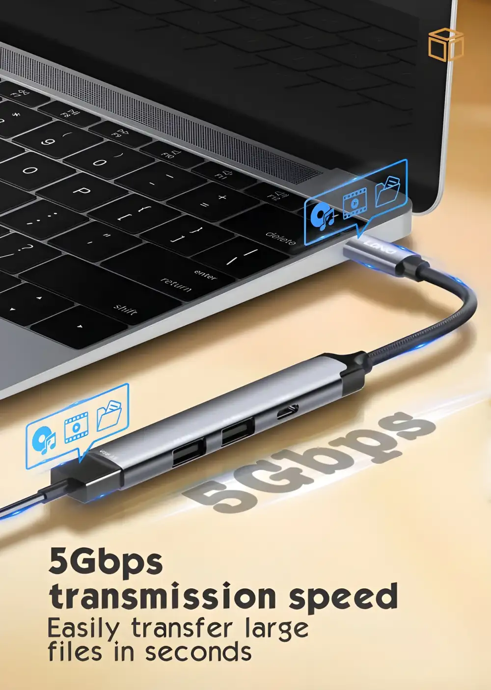 LDNIO DS-74U 4-in-1 USB Hub