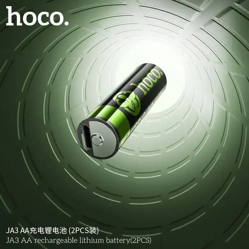 Hoco JA3 AA RECHARGEABLE LITHIUM BATTERY (2 PACKS)