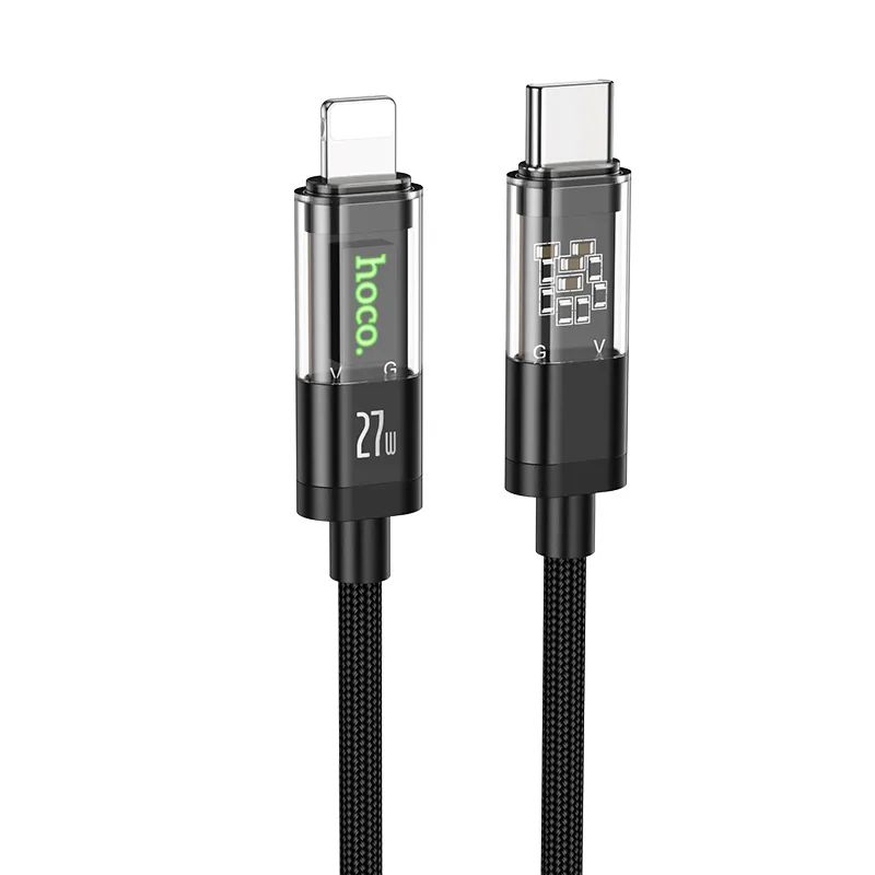 Hoco U116 Transparent Edition 27W Type-C to Lightning Hoco U116 Transparent Edition 27W Type-C to Lightning