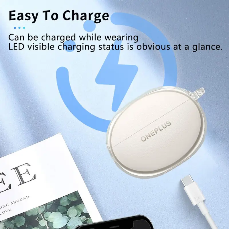 OnePlus Buds Pro 3 TPU Transparent Protective Cover