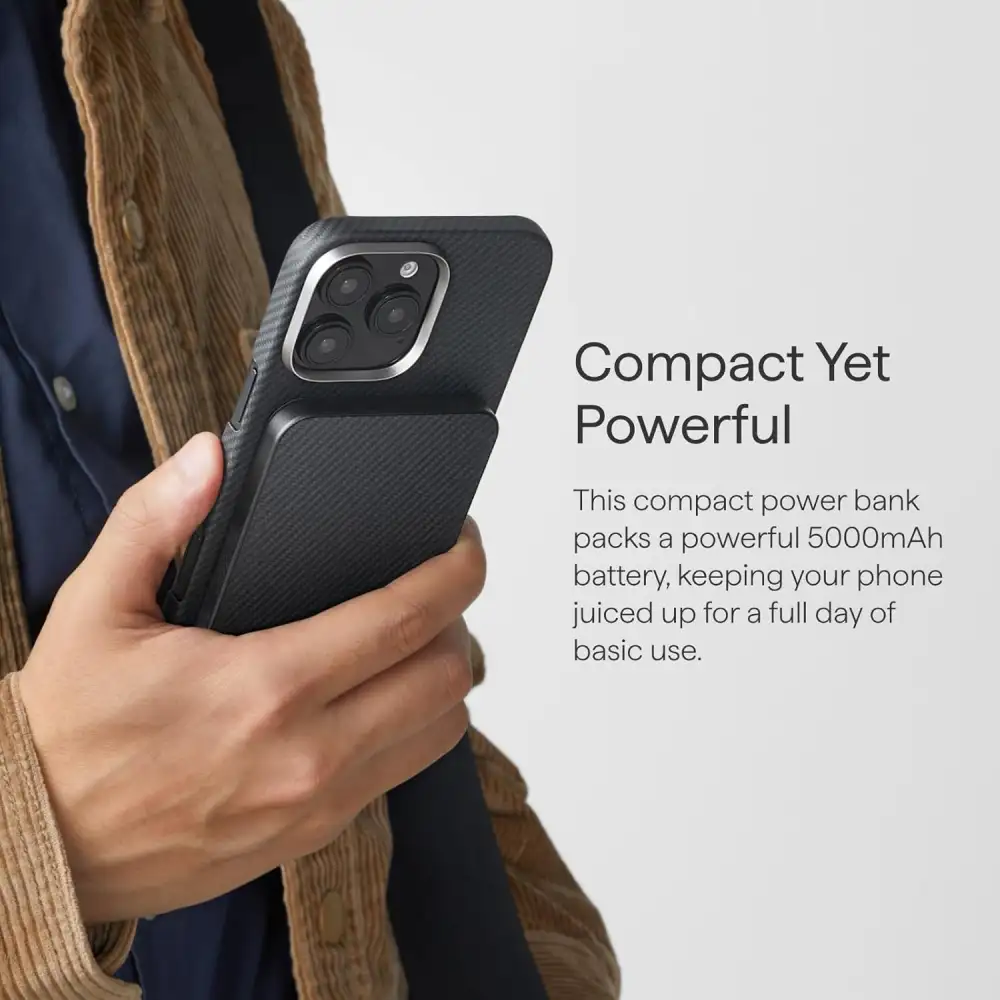 PITAKA Qi2 5000 mAh 15W MagSafe Power Bank