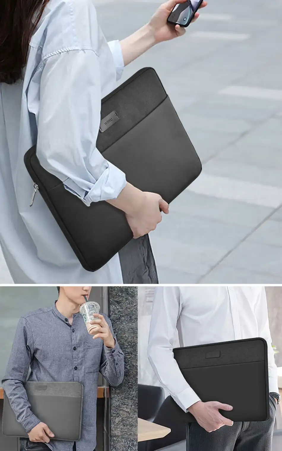 WiWU Minimalist Laptop Sleeve for Macbook