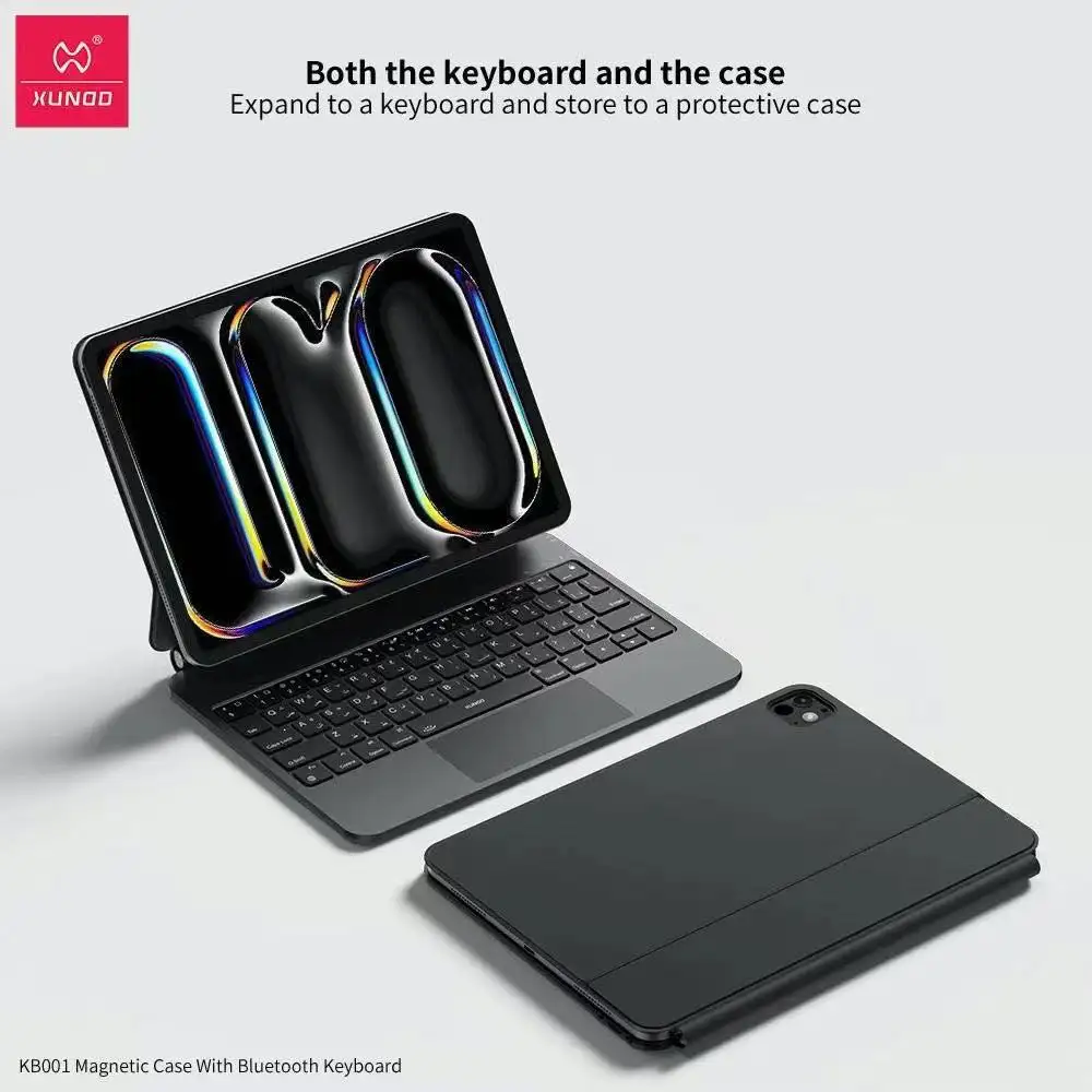 Xundd Magnetic Detachable Wireless Keyboard Case for iPad
