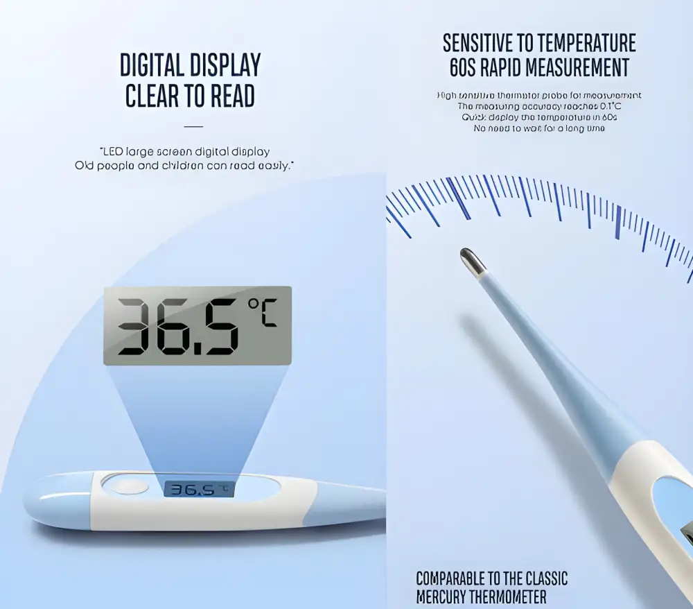 JOYROOM DT103 Digital Thermometer LCD Digital Display