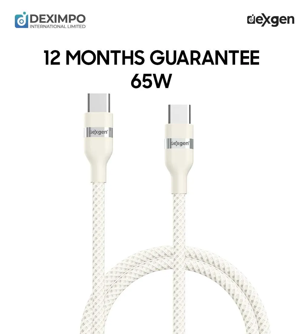 Dexgen USB-C To Lightning And USB-C Braided Cable